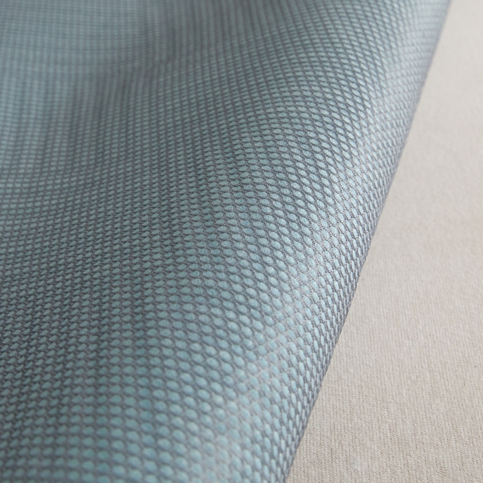 91家纺网 家纺一手货源 找家纺 欧邦 2025新款外贸热销加厚菱形Pe中分子凉感豆豆软席 菱形-蓝 床席款