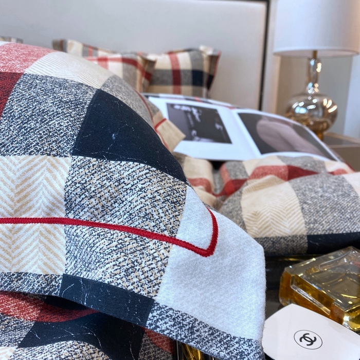 91家纺网 家纺一手货源 找家纺 曲之慕 2025直播爆款纯棉磨毛 高克重加厚全棉磨毛印花四件套 宝利格