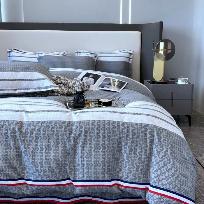 91家纺网 家纺一手货源 找家纺 曲之慕 2025直播爆款纯棉磨毛 高克重加厚全棉磨毛印花四件套 圣马可