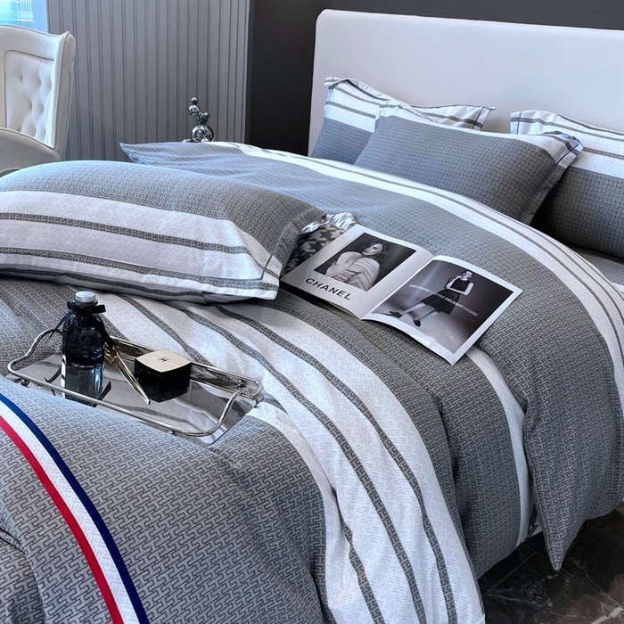 91家纺网 家纺一手货源 找家纺 曲之慕 2025直播爆款纯棉磨毛 高克重加厚全棉磨毛印花四件套 圣马可