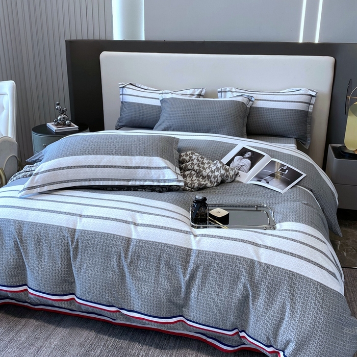 91家纺网 家纺一手货源 找家纺 曲之慕 2025直播爆款纯棉磨毛 高克重加厚全棉磨毛印花四件套 圣马可