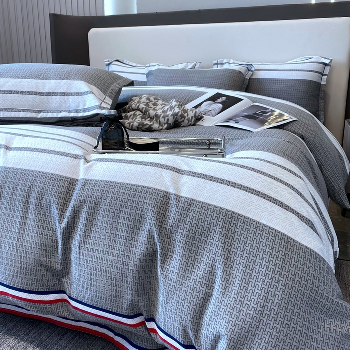 91家纺网 家纺一手货源 找家纺 曲之慕 2025直播爆款纯棉磨毛 高克重加厚全棉磨毛印花四件套 圣马可