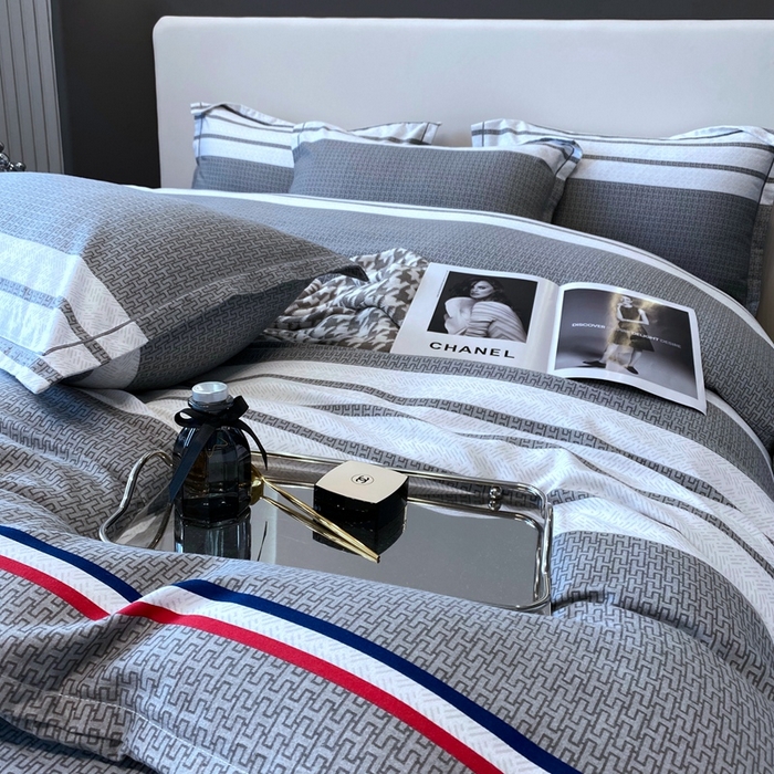 91家纺网 家纺一手货源 找家纺 曲之慕 2025直播爆款纯棉磨毛 高克重加厚全棉磨毛印花四件套 圣马可