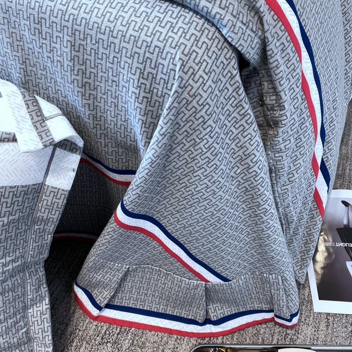 91家纺网 家纺一手货源 找家纺 曲之慕 2025直播爆款纯棉磨毛 高克重加厚全棉磨毛印花四件套 圣马可