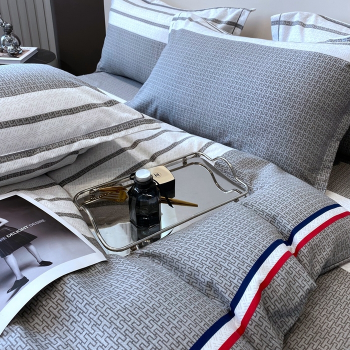 91家纺网 家纺一手货源 找家纺 曲之慕 2025直播爆款纯棉磨毛 高克重加厚全棉磨毛印花四件套 圣马可