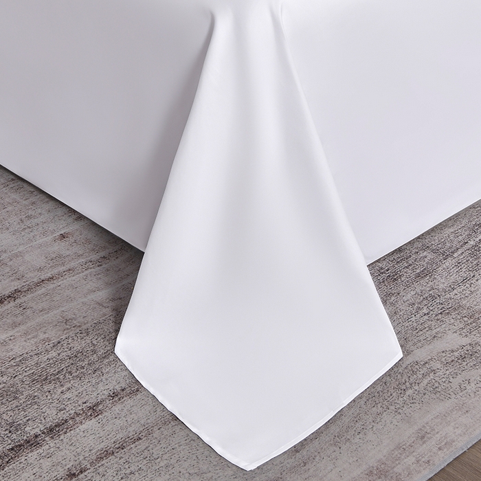 91家纺网 家纺一手货源 找家纺 中乾酒店布草工厂店 2025新款120克加密织带款酒店磨毛四件套 如沐春风