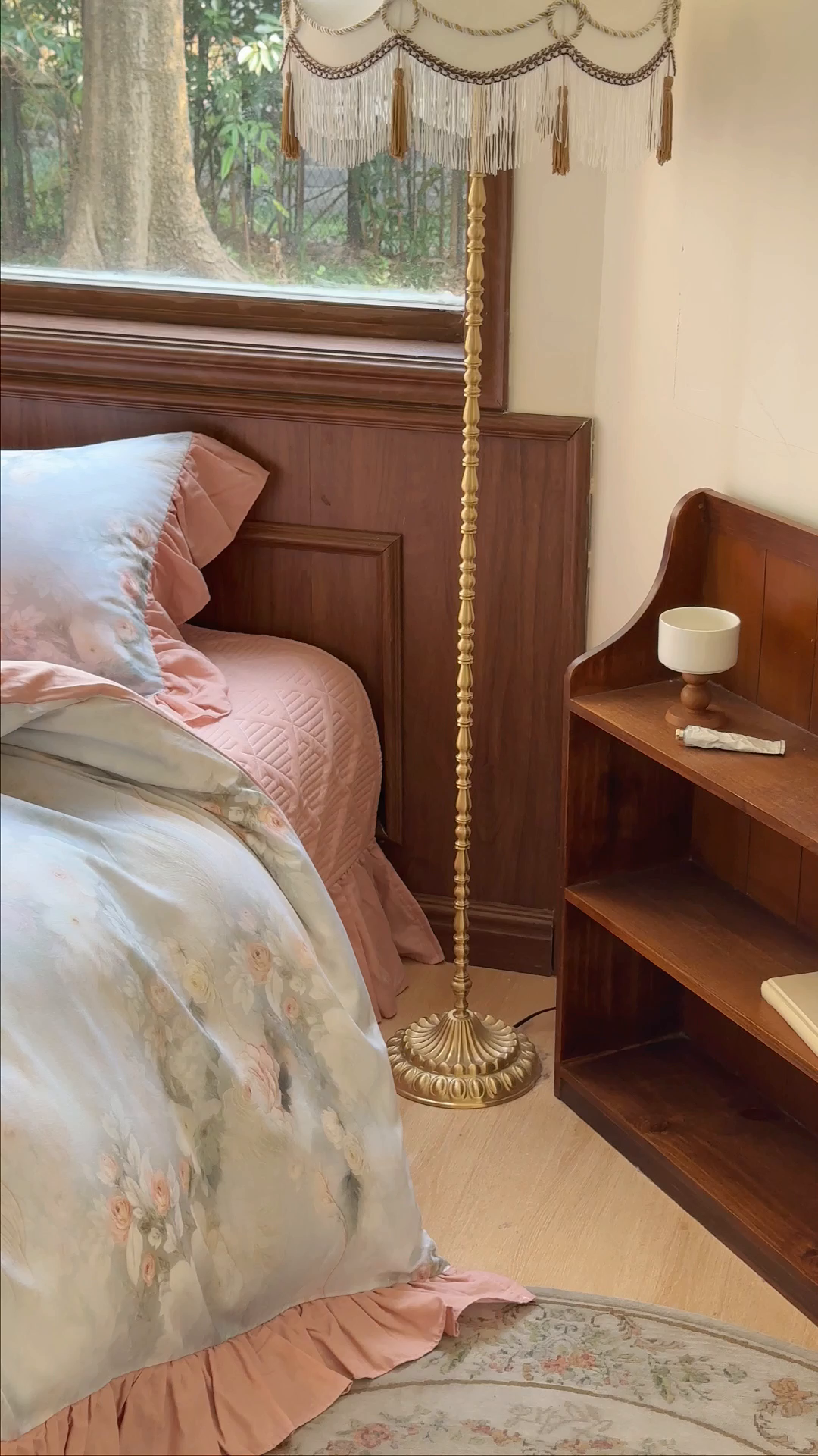 91家纺网 家纺一手货源 找家纺 胜权家纺 2025新款全棉纯棉数码印花双层纱床盖单品 荷塘月色