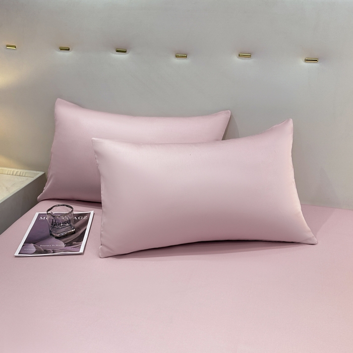 91家纺网 家纺一手货源 找家纺 菲梵家纺 2025新款纯色60支莱赛尔天丝单品系列-单床单（提供买家秀） 莱特粉