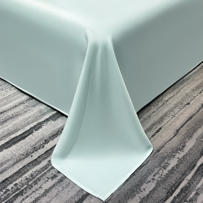 91家纺网 家纺一手货源 找家纺 菲梵家纺 2025新款纯色60支莱赛尔天丝单品系列-单床单（提供买家秀） 薄荷绿