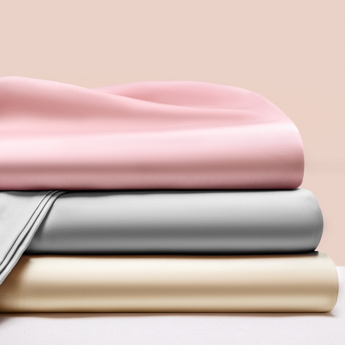 91家纺网 家纺一手货源 找家纺 （总）菲梵家纺 2025新款纯色60支莱赛尔天丝单品系列-单床笠（提供买家秀）