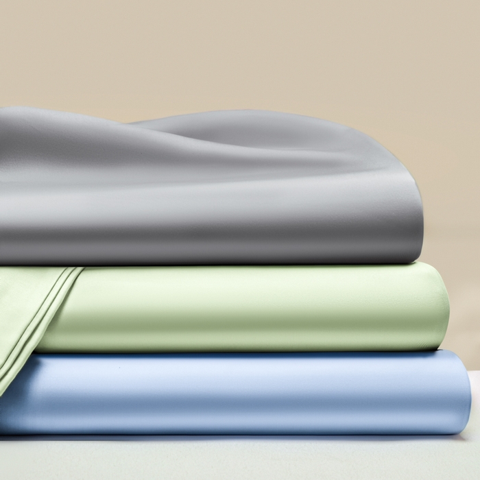 91家纺网 家纺一手货源 找家纺 （总）菲梵家纺 2025新款纯色60支莱赛尔天丝单品系列-单床笠（提供买家秀）