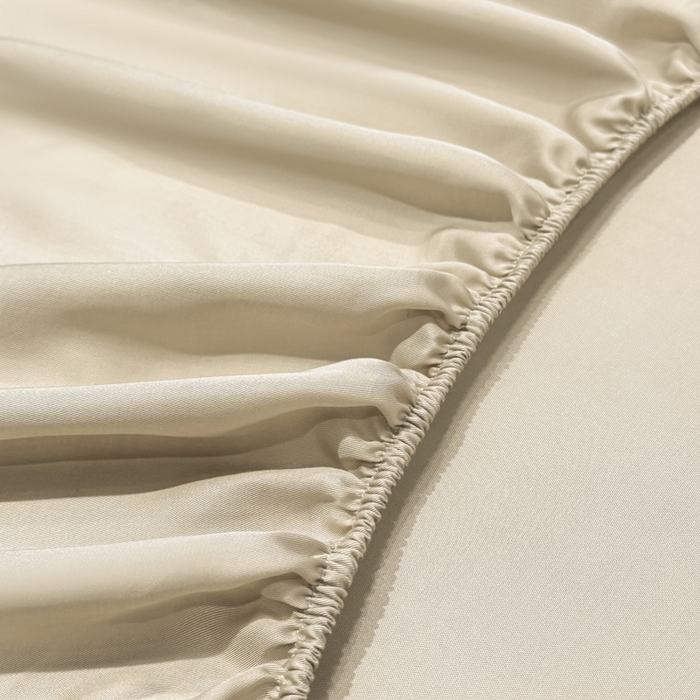 91家纺网 家纺一手货源 找家纺 菲梵家纺 2025新款纯色60支莱赛尔天丝单品系列-单床笠（提供买家秀） 西子沙