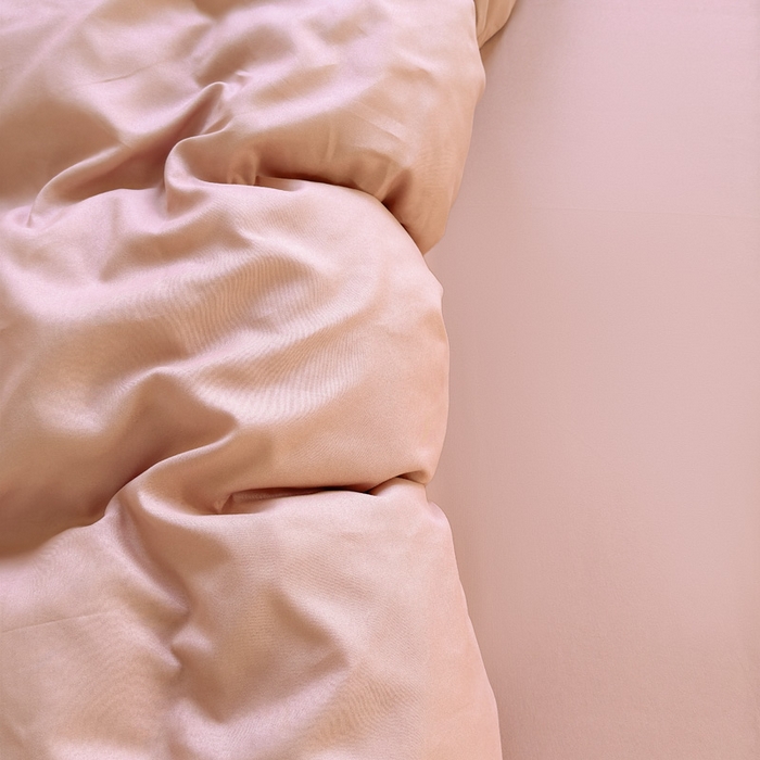 91家纺网 家纺一手货源 找家纺 可可家纺 2025新款纯色磨毛简约水洗棉单被套亲肤床单被套单件被罩 纯豆沙