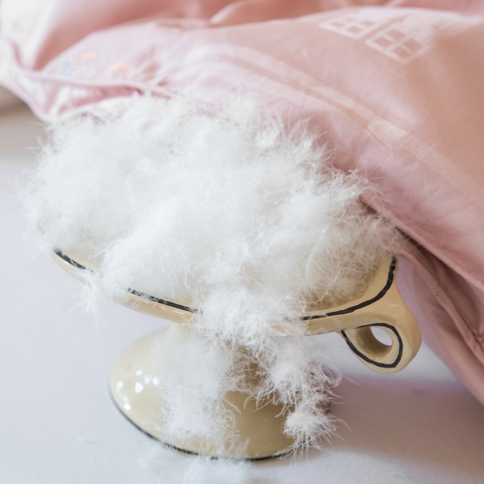 91家纺网 家纺一手货源 找家纺 御眠纺 2025新款全棉双层刺绣羽绒被壳高端羽绒被高支高密羽绒被壳  粉色