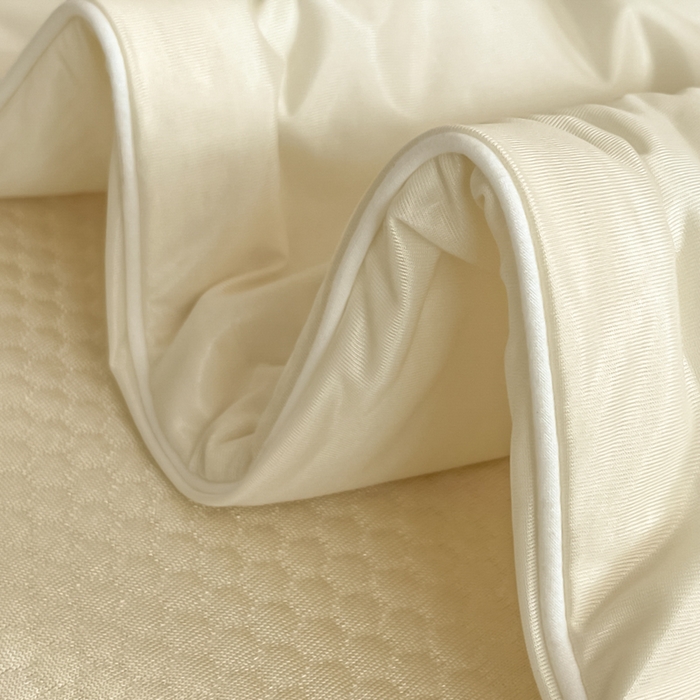 91家纺网 家纺一手货源 找家纺 欧邦 2025春夏新款提花冰豆豆床笠款夏被夏凉被空调被四件套-牡丹花系列 柠檬黄