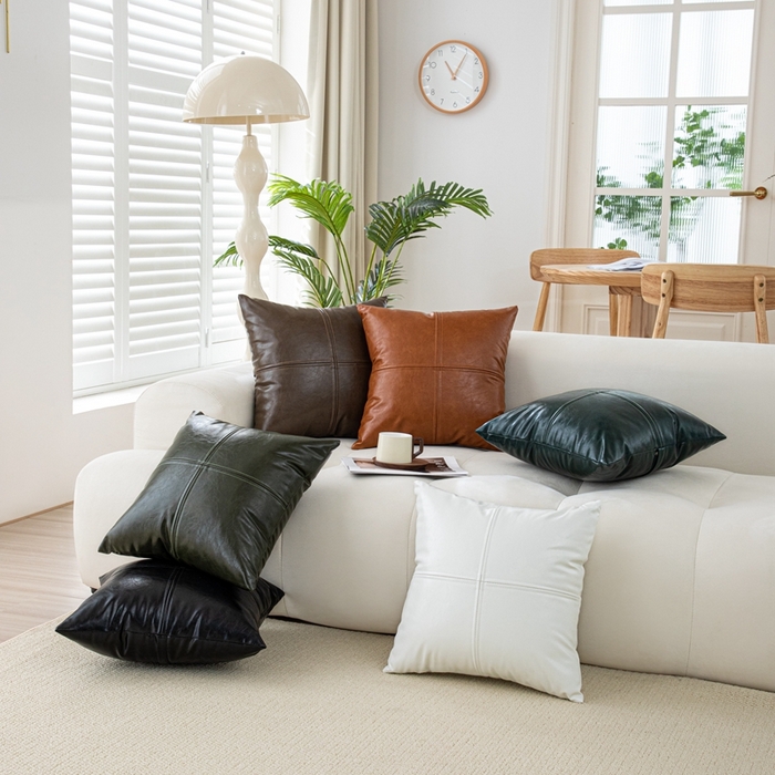 91家纺网 家纺一手货源 找家纺 沐沐2026新款油蜡皮抱枕