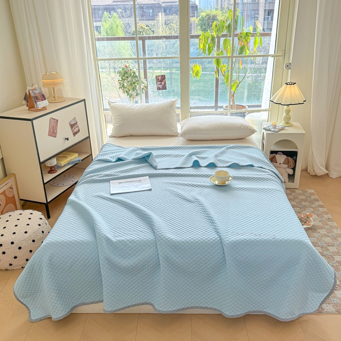91家纺网 家纺一手货源 找家纺 （总）阿牛席业 2025春夏新款双面云母夏被夏凉被空调被