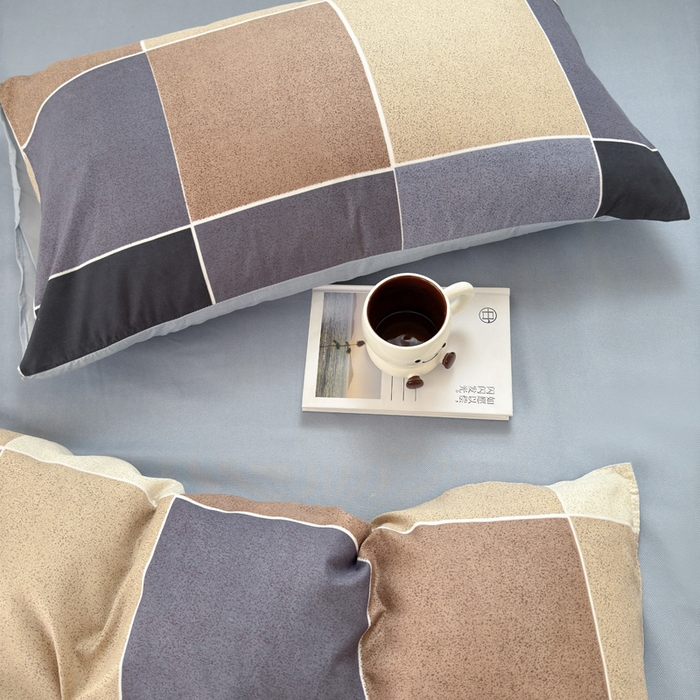 91家纺网 家纺一手货源 找家纺 可可家纺 2025新款印花卡通芦荟棉四件套亲肤床单被套三件套 绅士格调