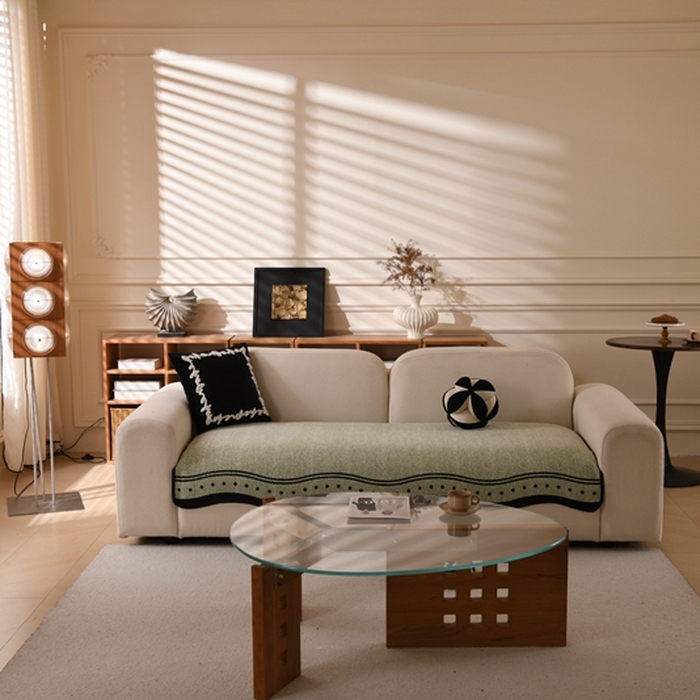 91家纺网 家纺一手货源 找家纺 （总）沐沐2026新款异形波点沙发垫