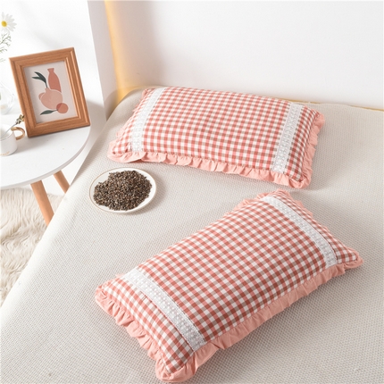 91家纺网 家纺一手货源 找家纺 （总）织布人 2025新款纯棉水洗棉荞麦枕头枕芯枕套