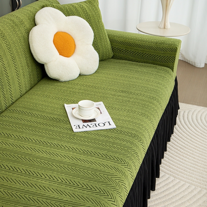 91家纺网 家纺一手货源 找家纺 （总）沐沐2026新款沐熙黑纱沙发套