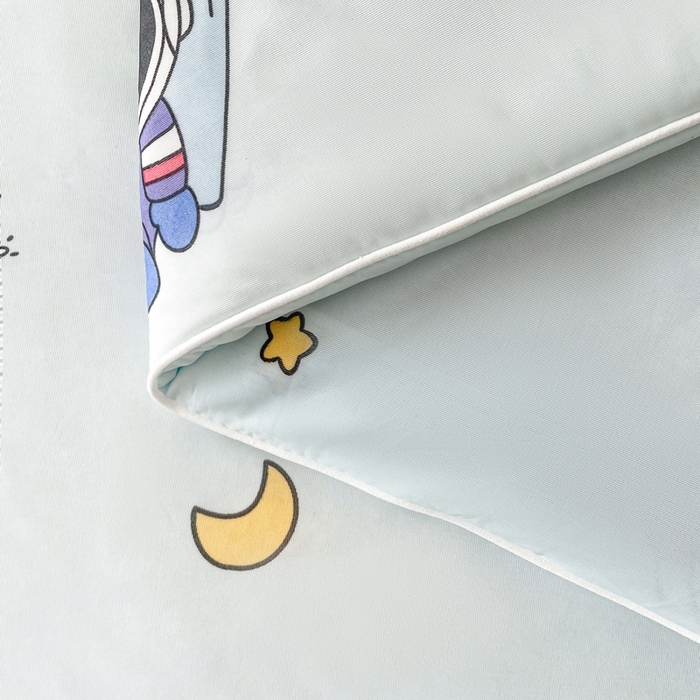 91家纺网 家纺一手货源 找家纺 好梦来家纺（原锦茂家纺） 2025新款印花凉感丝抗菌夏被 太空人