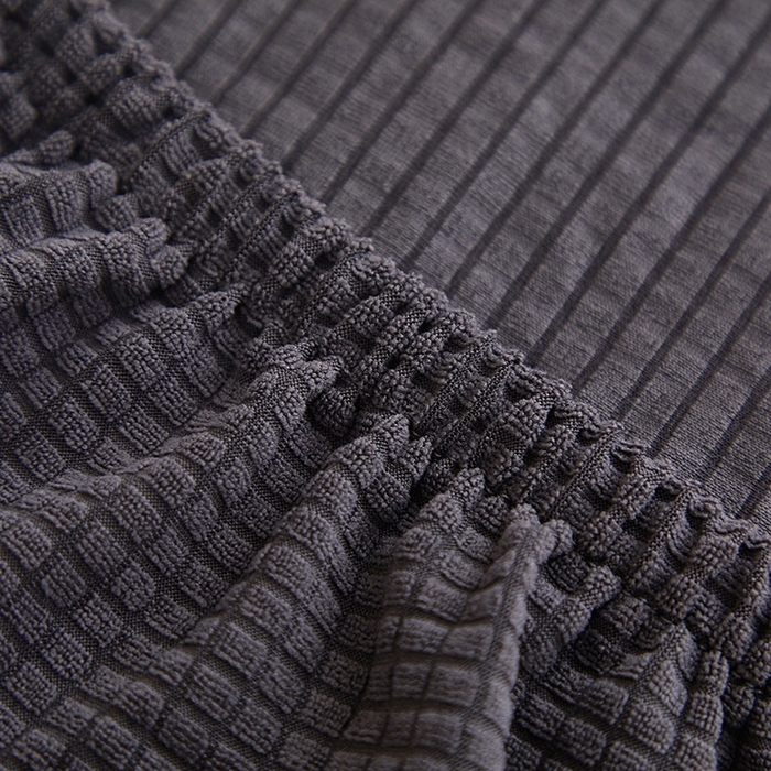 91家纺网 家纺一手货源 找家纺 飞翔家居2025新款玉米绒沙发床套 深灰色