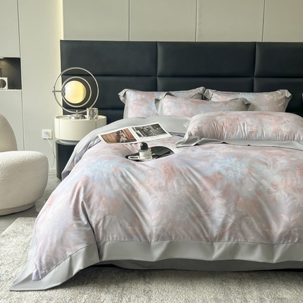 91家纺网 家纺一手货源 找家纺 （总）KA家纺 2025新款轻奢大拼角亲肤棉云朵棉四件套