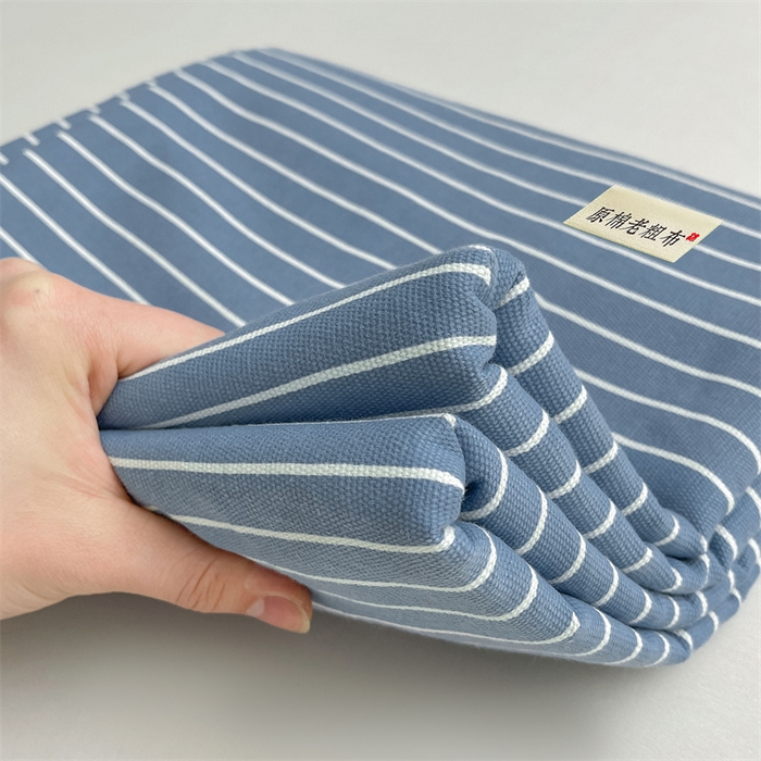 91家纺网 家纺一手货源 找家纺 美梦里 2025新款无印老粗布床单凉席席子 云熙蓝