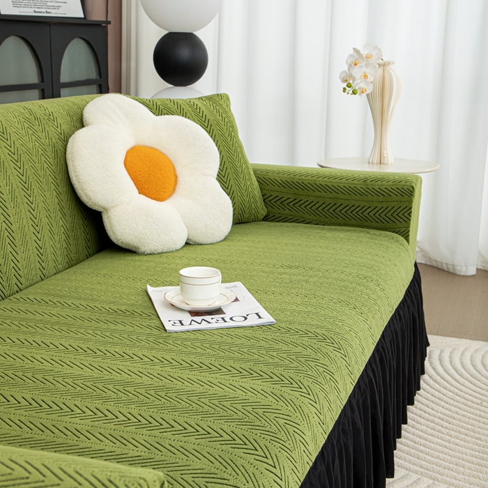 91家纺网 家纺一手货源 找家纺 （总）沐沐2026新款沐熙黑纱沙发套