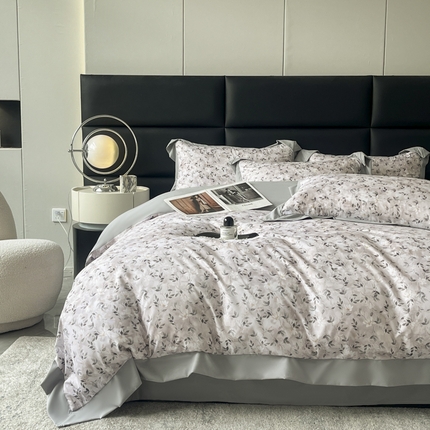 91家纺网 家纺一手货源 找家纺 （总）KA家纺 2025新款轻奢大拼角亲肤棉云朵棉四件套