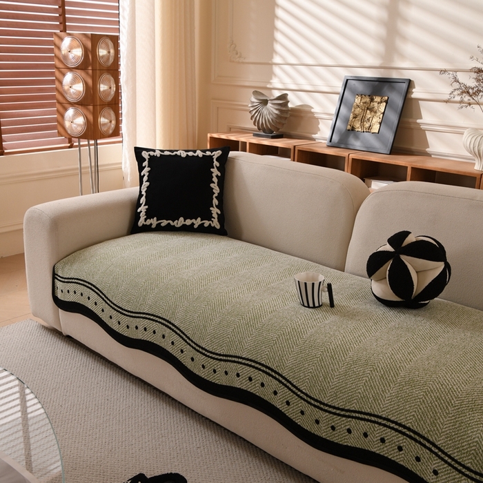 91家纺网 家纺一手货源 找家纺 （总）沐沐2026新款异形波点沙发垫