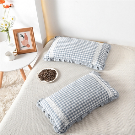 91家纺网 家纺一手货源 找家纺 （总）织布人 2025新款纯棉水洗棉荞麦枕头枕芯枕套