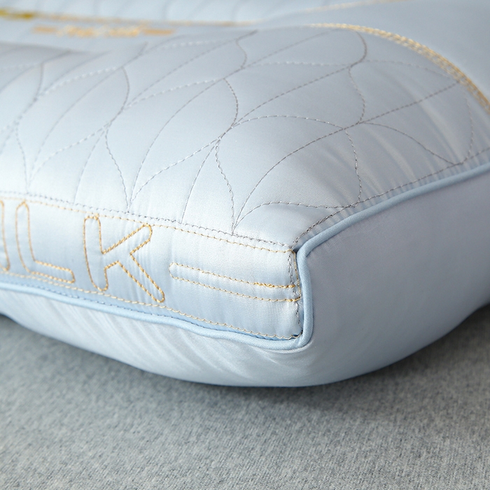 91家纺网 家纺一手货源 找家纺 （总）爱来依2025新款莫代尔水光真丝乳胶枕芯48*74cm