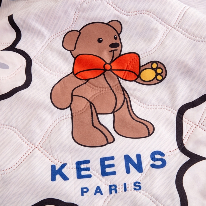 91家纺网 家纺一手货源 找家纺 乐居坊2025新款亲肤舒适印花芦荟棉夏凉被四件套 巴黎世家