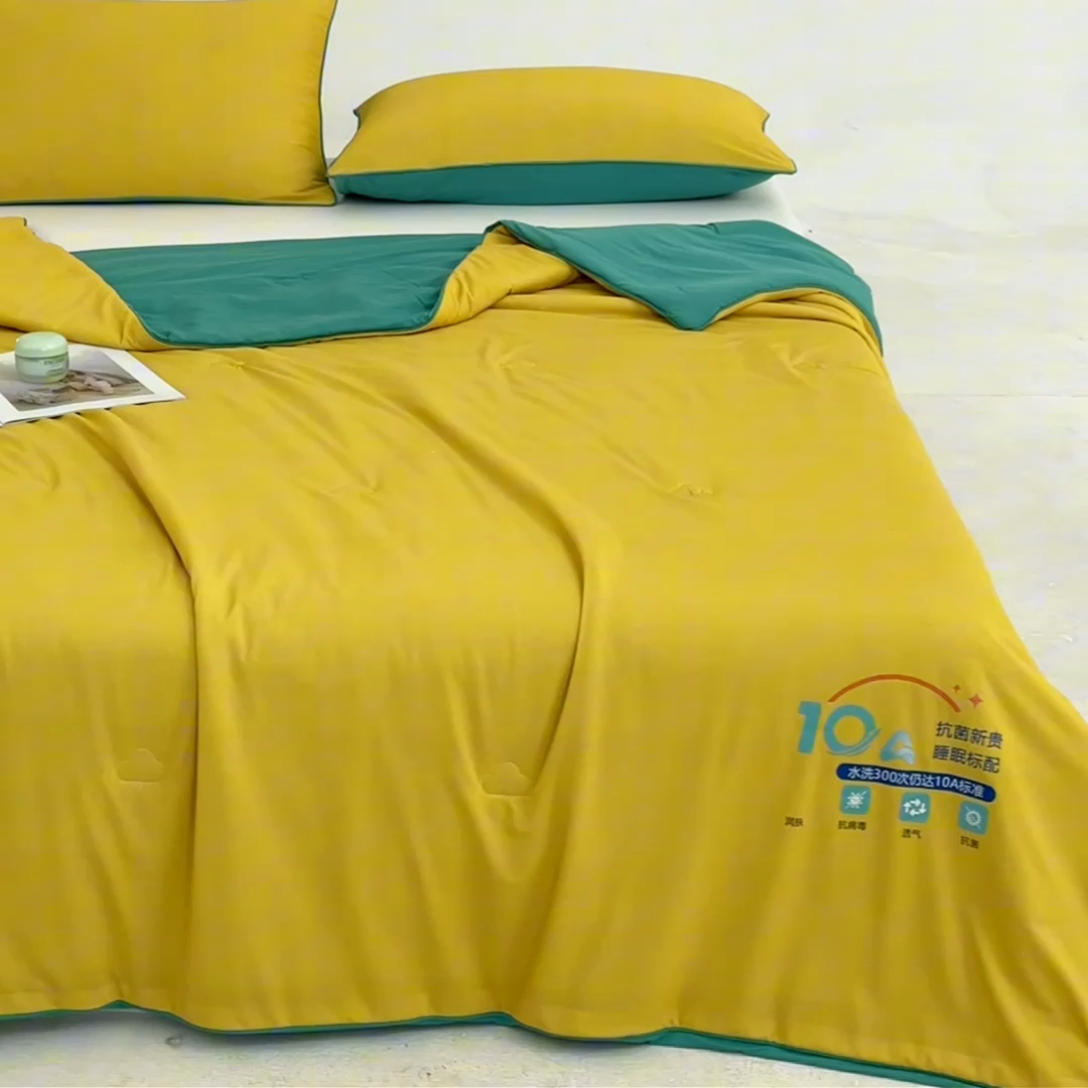 91家纺网 家纺一手货源 找家纺 （总）宝士康家纺 2025春夏新款10A抗菌凉感丝夏被夏凉被空调被
