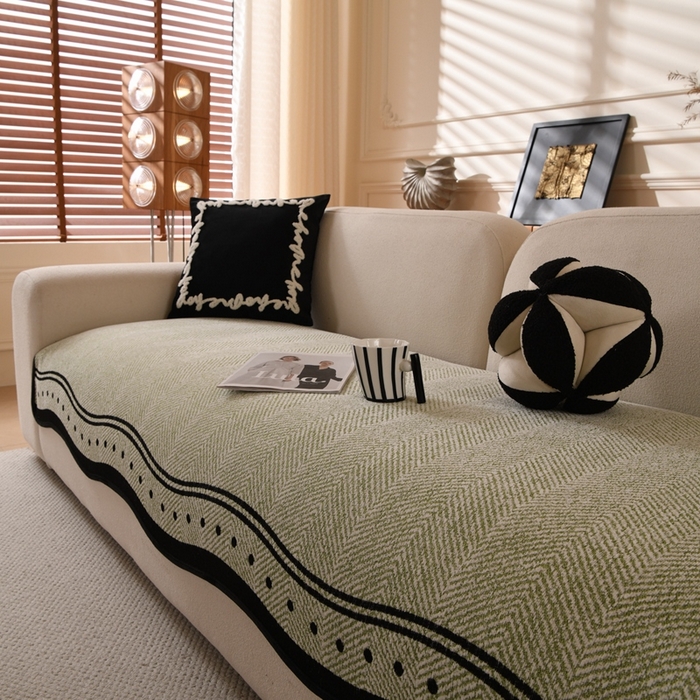 91家纺网 家纺一手货源 找家纺 （总）沐沐2026新款异形波点沙发垫