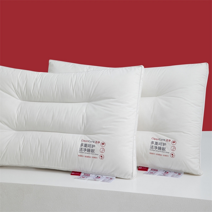 91家纺网 家纺一手货源 找家纺 爱来伊2025新款A类全棉三防枕头酒店枕纯棉酒店三防枕芯枕头  三防-中枕
