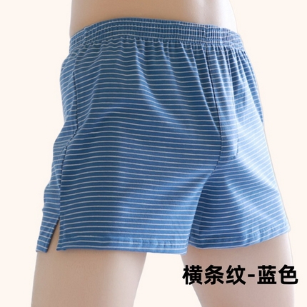 良品汇馆男士阿罗裤 蓝色条纹款