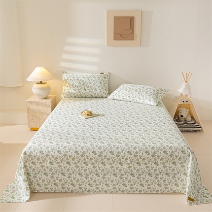 91家纺网 家纺一手货源 找家纺 （总）2025新款云感皱皱纱印花床单