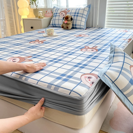 91家纺网 家纺一手货源 找家纺 （总）源舍家纺 2025新款数码印花冰丝席-床笠款