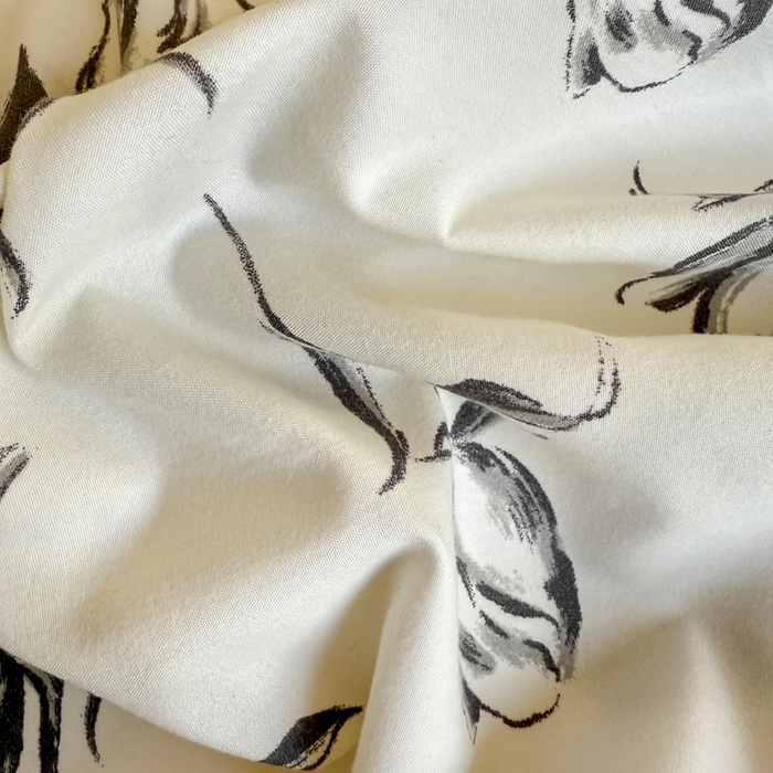 91家纺网 家纺一手货源 找家纺 绣女坊 2025新款时尚印花水洗棉被套款床盖四件套-赫本风 赫本风-玫瑰