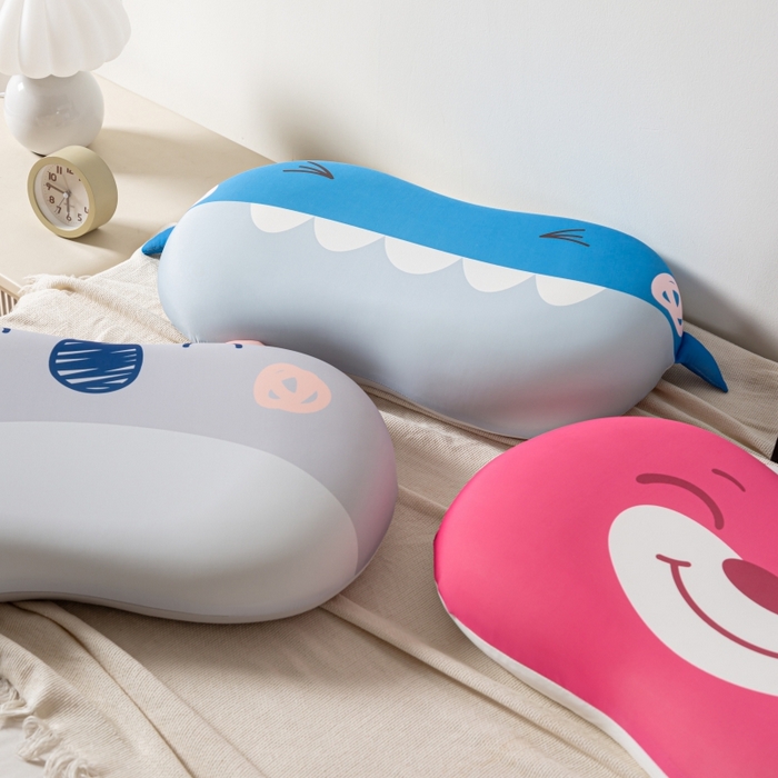 91家纺网 家纺一手货源 找家纺 芯链 2025新款亲肤柔软卡通枕头枕芯 组合图