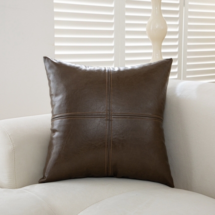 沐沐2026新款油蜡皮抱枕