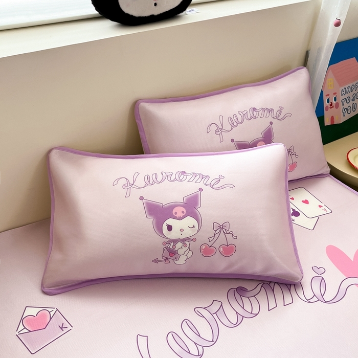 91家纺网 家纺一手货源 找家纺 （总） 博雅新款三丽欧A类大版数码印花1200D冰丝凉席-床笠款