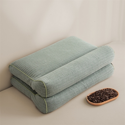 91家纺网 家纺一手货源 找家纺 （总）麦肯锡 2025新款荞麦牵引枕  枕头枕芯