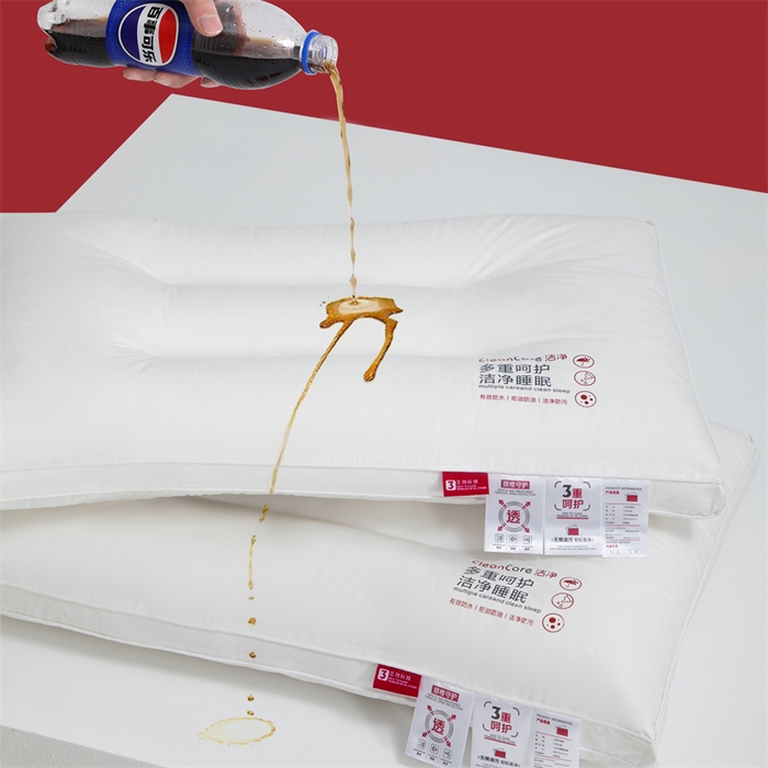 91家纺网 家纺一手货源 找家纺 爱来伊2025新款A类全棉三防枕头酒店枕纯棉酒店三防枕芯枕头  三防-中枕