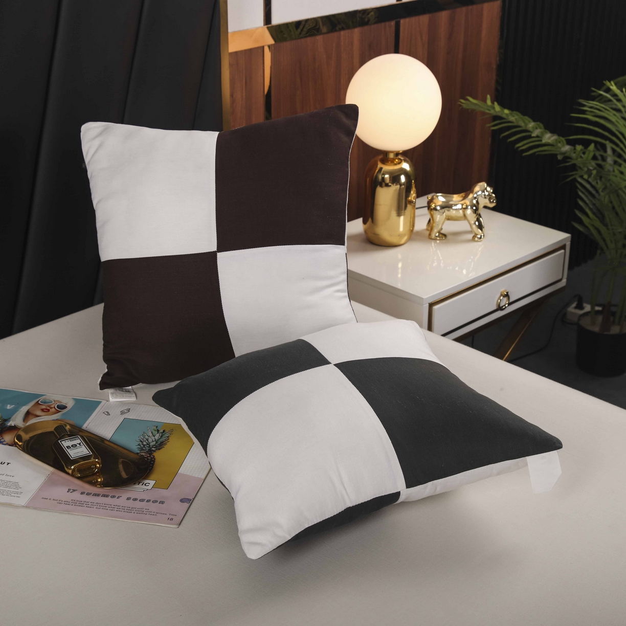 91家纺网 家纺一手货源 找家纺 （总）煌朝家纺 2025新款刺绣抱枕赠品抱枕直播赠品小礼品小抱枕跑量小赠品