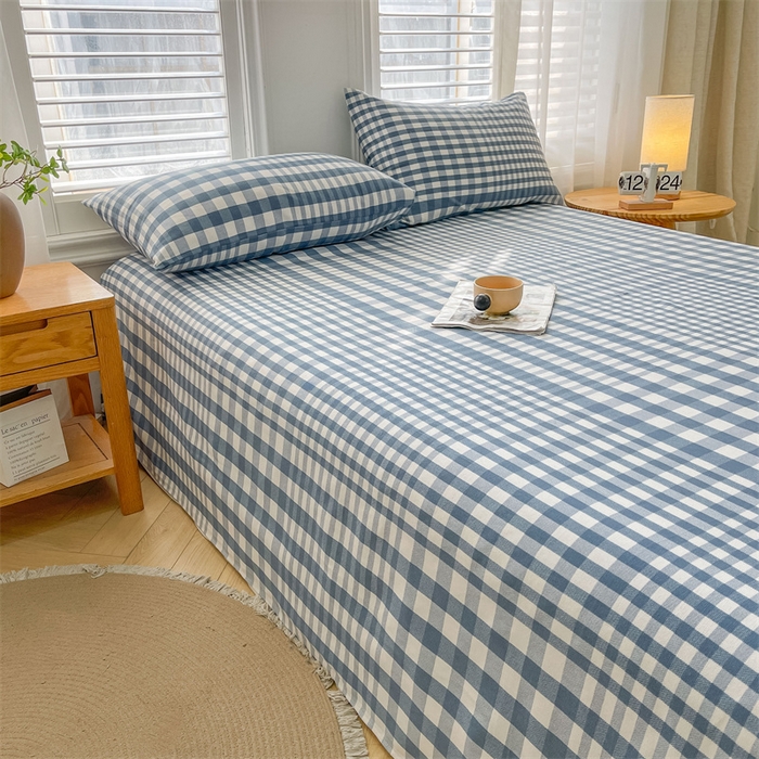 91家纺网 家纺一手货源 找家纺 （总）美梦里 2025新款无印老粗布床单凉席席子