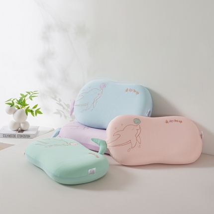 芯链 2025新款亲肤柔软卡通枕头枕芯 小海豚-组合图
